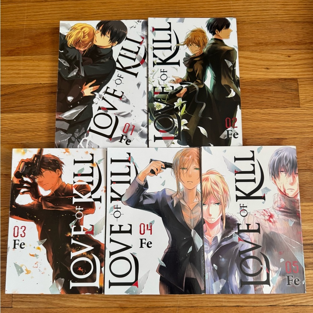 Love of Kill manga by Fe volumes 1-5